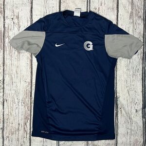 Georgetown Hoyas College Nike Dri - Fit Athletic Basketball Sports Shirt